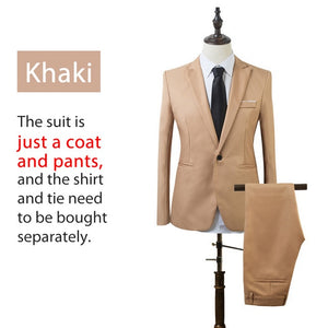 Luxury Men Wedding Cotton Suit Male Blazers Men Suit Slim Fit Suits For Men Costume Business After opening Retort Collar