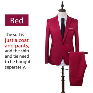 Luxury Men Wedding Cotton Suit Male Blazers Men Suit Slim Fit Suits For Men Costume Business After opening Retort Collar