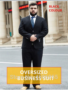 Suit Men 3 Piece Suits Wedding Suits With Pants Groom Plus Size 5XL 6XL 7XL 8XL 9XL Terno Black Blue Formal Business Clothes Set