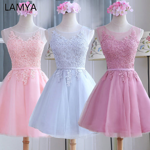 Custom Size Elegant Prom Dresses Lace Appliques O-Neck Off The Shoulder Formal Party Dress A Line White vestido de festa
