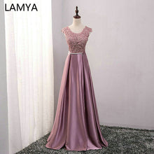 Load image into Gallery viewer, LAMYA Prom Dresses Long A Line Elegant Floor-length Sexy Plus Size Evening Party Gowns Robe De Soire EV1934