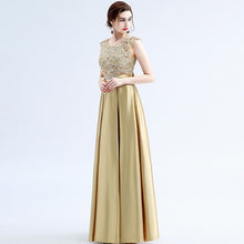 Load image into Gallery viewer, LAMYA Prom Dresses Long A Line Elegant Floor-length Sexy Plus Size Evening Party Gowns Robe De Soire EV1934