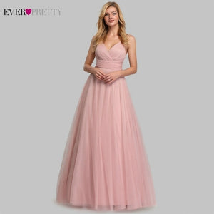 Pink Prom Dresses 2020 Ever Pretty A-Line Sequined Elegant Women Dresses Evening Party Special Occasion Mezuniyet Elbiseleri