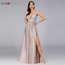 Load image into Gallery viewer, Pink Prom Dresses 2020 Ever Pretty A-Line Sequined Elegant Women Dresses Evening Party Special Occasion Mezuniyet Elbiseleri