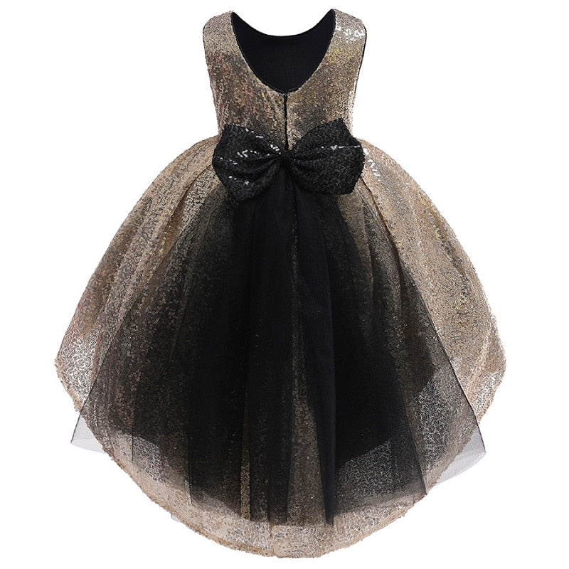 New Summer 2019 Girl Princess Wedding Banquet Segment Tail Dress Girl Campus Graduation Party Dance Tail Dress vestidos