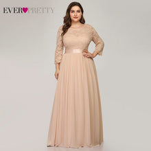 Load image into Gallery viewer, Robe De Soiree Ever Pretty 7412 Long Lace Evening Party Dresses 2019 Long Sleeve Winter Formal Dress Women Elegant Abendkleider