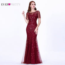 Load image into Gallery viewer, Ever Pretty Sexy Evening Dresses V-Neck Sequined Side Split EP00910NB Elegant Formal Gowns Little Mermaid Dresses Abendkleider
