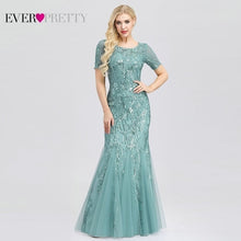 Load image into Gallery viewer, Ever Pretty Sexy Evening Dresses V-Neck Sequined Side Split EP00910NB Elegant Formal Gowns Little Mermaid Dresses Abendkleider