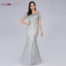 Load image into Gallery viewer, Ever Pretty Sexy Evening Dresses V-Neck Sequined Side Split EP00910NB Elegant Formal Gowns Little Mermaid Dresses Abendkleider