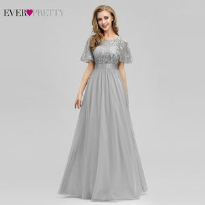 Ever Pretty Sexy Evening Dresses V-Neck Sequined Side Split EP00910NB Elegant Formal Gowns Little Mermaid Dresses Abendkleider
