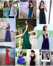 Load image into Gallery viewer, Wedding Bridesmaid Dresses Ever Pretty EP09768 Fashion Women Flower One Shoulder Chiffon Padded Long Bridesmaid Dresses 2020