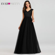 Load image into Gallery viewer, Elegant Prom Dresses Long Burgundy A-Line V-Neck Sleeveless Empire Lace Sexy Vintage Evening Gowns Women Vestidos de Gala 2020