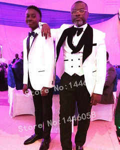 2019 Elegant Brand Classic Men Suits 3 Piece Navy Blue Groom Suit Smoking Tuxedo Jacket Wedding Suits For Men Best Man Blazer