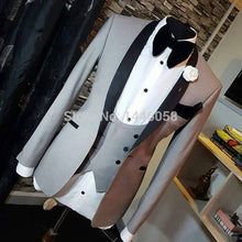 Load image into Gallery viewer, 2019 Elegant Brand Classic Men Suits 3 Piece Navy Blue Groom Suit Smoking Tuxedo Jacket Wedding Suits For Men Best Man Blazer