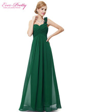 Load image into Gallery viewer, Wedding Bridesmaid Dresses Ever Pretty EP09768 Fashion Women Flower One Shoulder Chiffon Padded Long Bridesmaid Dresses 2020