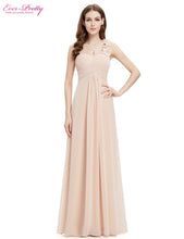 Load image into Gallery viewer, Wedding Bridesmaid Dresses Ever Pretty EP09768 Fashion Women Flower One Shoulder Chiffon Padded Long Bridesmaid Dresses 2020