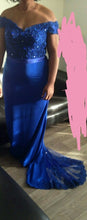 Load image into Gallery viewer, BEPEITHY Robe De Soiree Mermaid Burgundry Long Evening Dress Party Elegant Vestido De Festa Long Prom Gown 2020 With Belt