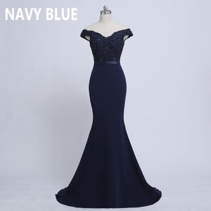 BEPEITHY Robe De Soiree Mermaid Burgundry Long Evening Dress Party Elegant Vestido De Festa Long Prom Gown 2020 With Belt