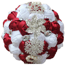 Load image into Gallery viewer, WIFELAI-A Artificial Wedding Bouquets Hand made Flower Rhinestone Bridesmaid Crystal Bridal Wedding Bouquet de mariage W228