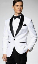Load image into Gallery viewer, Light Blue plaid Cloth Men Suit /Notch Lapel Two Button Men Suits Prom/Bridegroom Suits/Weddding Suit For Men(Jacket+pant)