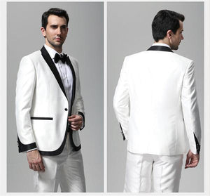 Light Blue plaid Cloth Men Suit /Notch Lapel Two Button Men Suits Prom/Bridegroom Suits/Weddding Suit For Men(Jacket+pant)