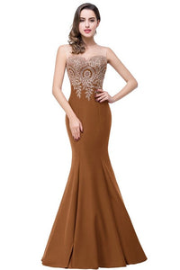 Sexy Backless Appliques Burgundy Mermaid Lace Long Prom Dresses  Royal Blue Black Evening Party Dress Vestido de Festa Longo