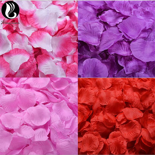 Rose Petals For Wedding Colorful Silk Flowers Artificial Flower Wedding Accessories Wedding Petals Petalos De Rosa De Boda BV266