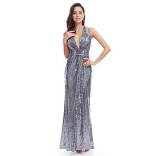 Load image into Gallery viewer, Robe De Soiree Longue Ever Pretty Cheap Little Mermaid Burgundy Red Sexy Evening Dresses Sequined Sparkle Plus Size Party Gowns