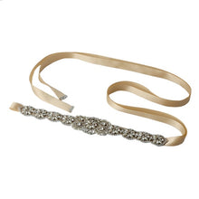 Load image into Gallery viewer, S161 Bridal Belts with Crystals Bridal Wedding Accessories Belts for Women Wedding Dress Sash Belt of The Bride