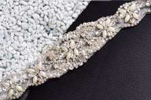 Load image into Gallery viewer, S161 Bridal Belts with Crystals Bridal Wedding Accessories Belts for Women Wedding Dress Sash Belt of The Bride