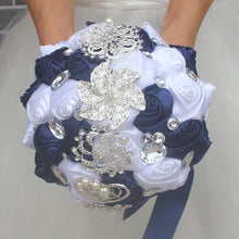 Load image into Gallery viewer, WIFELAI-A Artificial Wedding Bouquets Hand made Flower Rhinestone Bridesmaid Crystal Bridal Wedding Bouquet de mariage W228