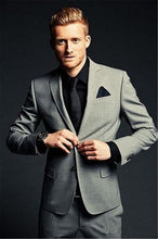 Load image into Gallery viewer, Latest Coat Pant Designs Beige Men Suit Prom Tuxedo Slim Fit 3 Piece Groom Wedding Suits For Men Custom Blazer Terno Masuclino