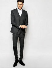 Load image into Gallery viewer, Latest Coat Pant Designs Beige Men Suit Prom Tuxedo Slim Fit 3 Piece Groom Wedding Suits For Men Custom Blazer Terno Masuclino