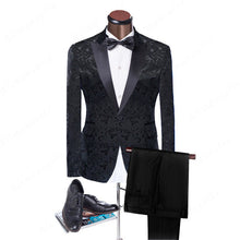 Load image into Gallery viewer, Latest Coat Pant Designs Beige Men Suit Prom Tuxedo Slim Fit 3 Piece Groom Wedding Suits For Men Custom Blazer Terno Masuclino