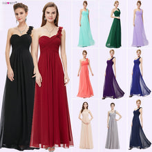 Load image into Gallery viewer, Wedding Bridesmaid Dresses Ever Pretty EP09768 Fashion Women Flower One Shoulder Chiffon Padded Long Bridesmaid Dresses 2020