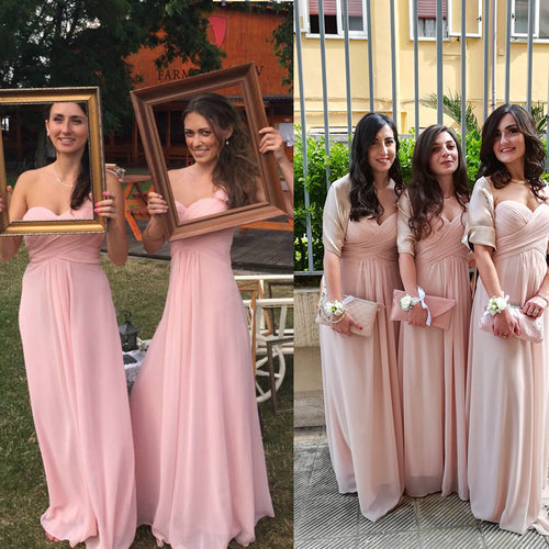 Wedding Bridesmaid Dresses Ever Pretty EP09768 Fashion Women Flower One Shoulder Chiffon Padded Long Bridesmaid Dresses 2020