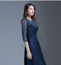 Load image into Gallery viewer, New Short Prom Dresses Vestido Elegant Pattern Illusion Party dress