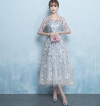 Load image into Gallery viewer, New Short Prom Dresses Vestido Elegant Pattern Illusion Party dress