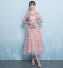 Load image into Gallery viewer, New Short Prom Dresses Vestido Elegant Pattern Illusion Party dress