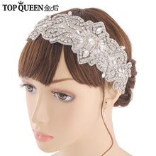 Load image into Gallery viewer, TOPQUEEN S26 Crystal and Rhinestones Gown Dresses belt Accessories Wedding Belts for bride Bride Waistband Bridal Sashes