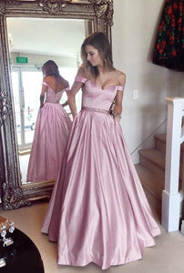 Evening Dresses Long Sexy A-line Sleeveless Off-Shoulder Sweetheart Party Gowns For Wedding Guest Formal Dresses 2020