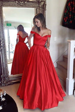 Load image into Gallery viewer, Evening Dresses Long Sexy A-line Sleeveless Off-Shoulder Sweetheart Party Gowns For Wedding Guest Formal Dresses 2020