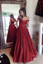 Load image into Gallery viewer, Evening Dresses Long Sexy A-line Sleeveless Off-Shoulder Sweetheart Party Gowns For Wedding Guest Formal Dresses 2020