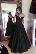 Load image into Gallery viewer, Evening Dresses Long Sexy A-line Sleeveless Off-Shoulder Sweetheart Party Gowns For Wedding Guest Formal Dresses 2020