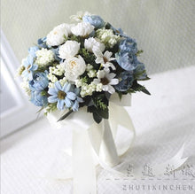 Load image into Gallery viewer, AYiCuthia Wedding Bouquet Handmade Artificial Flower Rose buque casamento Bridal Bouquet for Wedding Decoration ramos de novia