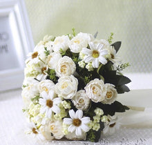 Load image into Gallery viewer, AYiCuthia Wedding Bouquet Handmade Artificial Flower Rose buque casamento Bridal Bouquet for Wedding Decoration ramos de novia