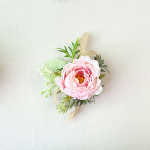 Boutonnieres Silk Roses White Pink Wedding Corsages and Boutonnieres Groom Flower Boutonnieres Marriage Prom Brooch Pins