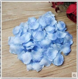 2000piece/lot 5*5cm Romantic silk Rose petals for Wedding Decoration Romantic Artificial Rose Petals Wedding Flower Rose Flower