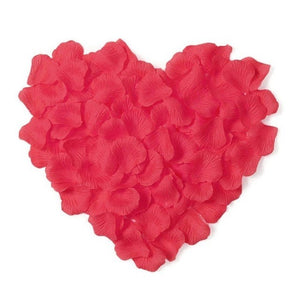 2000piece/lot 5*5cm Romantic silk Rose petals for Wedding Decoration Romantic Artificial Rose Petals Wedding Flower Rose Flower