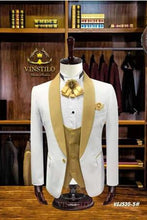 Load image into Gallery viewer, men suit Wedding Suits Slim Fit Tuxedo Groom Groomsman best man terno masculino slim fit jacket pant vest mens suits with pants